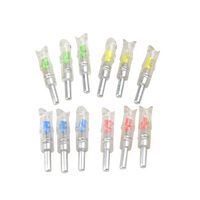 Pointes de flèches de carabine à poulies de 7,6 mm, pointes lumineuses en plastique pour la chasse et le tir