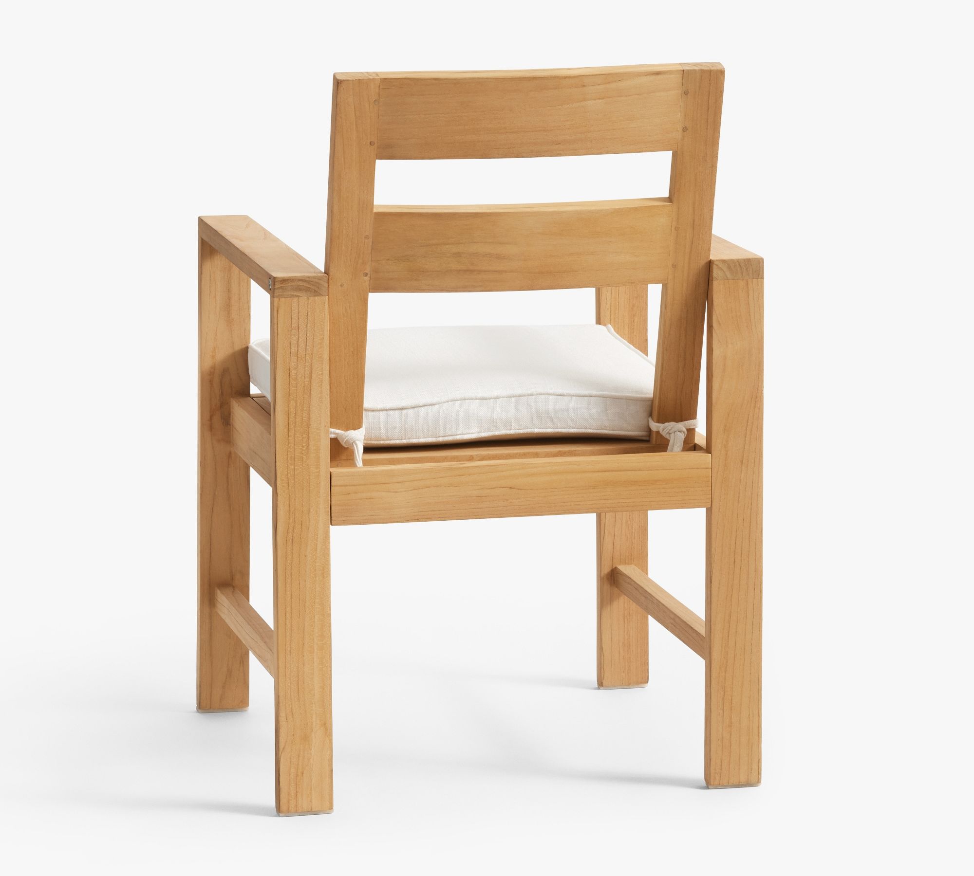 High Quality All-Weather Outdoor Furniture Dining Wood Armchairs with Cushion