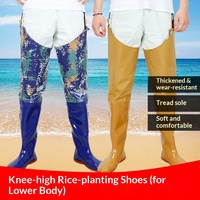 Reisfeld-Arbeitsstiefel: Wasserdichte, kniehohe Kunststoffstiefel für Landwirtschaft, Unisex, Ganzjahres-Sicherheitsstiefel