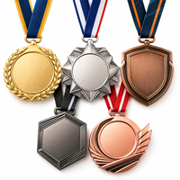 Medalla de Oro Personalizada en 3D de Aleación de Zinc, Medallón de Metal, Trofeo de Premio, Recuerdo para Ganadores de Campeonatos Deportivos de Fútbol