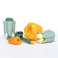 ABS Plastic Multifunctionele Peperontpitter Snelle Ontpitser Handmatige Huishoudelijke Keukenhulp Fruit Groente Zaadverwijderaar