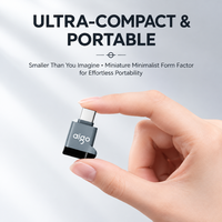 Lecteur de carte TF USB-C USB 2.0 sans pilote pour Windows, Mac OS, Linux – Adaptateur de mémoire pour ordinateurs de bureau et revendeurs de périphériques