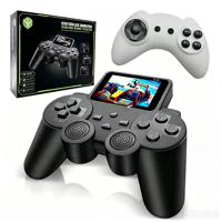 Nouvelle console de jeu portable rétro S10, manette sans fil, écran de 2,4 pouces (640x480), système d'exploitation Linux, 520 jeux intégrés, 1020 mAh