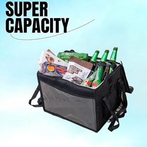 Bolsa <span class=keywords><strong>de</strong></span> Reparto <span class=keywords><strong>de</strong></span> <span class=keywords><strong>Comida</strong></span> Aislada <span class=keywords><strong>de</strong></span> Cuero Spoir con Divisor Extraíble, Base Reforzada, Térmica, Impermeable y Cierre <span class=keywords><strong>de</strong></span> Hebilla - Product Image 5