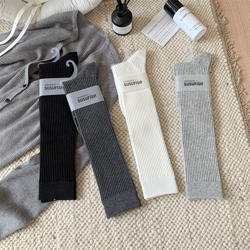White Petite and Slim Leg Socks