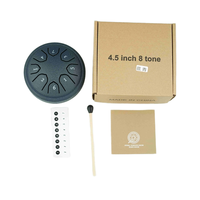 2025 nouveaux Instruments de percussion Offre Spéciale Mini Instruments de musique portables 4.5 pouces 8 tons tambour vide tambours éthérés