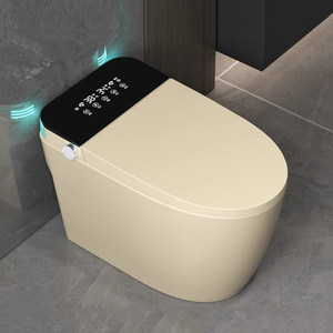 Inodoro de Cerámica Negro Mate Alargado de Última Tendencia con Tapa de Apertura y Cierre Automático Inteligente, Descarga por Sifón Potente, Control Remoto y Calefacción de Asiento, S-trap - Product Image 5