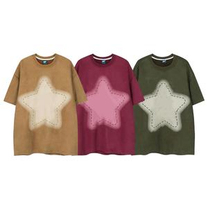 Camiseta de algodón de manga corta para hombre, personalizada, estilo vintage, de alta calidad. - Product Image 1