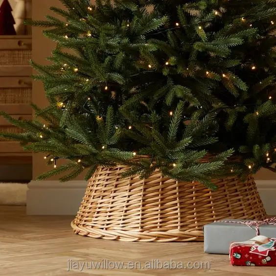 JY חג המולד קישוטי כדור חצאית מיני צווארון עץ מעמד חצאיות עץ חג המולד וצווארון