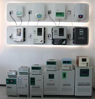 Stabilisateur de tension triphasé avec compteur de puissance 10K 15KVA 20KVA, régulateur de tension 260V-450V, protection contre les surtensions