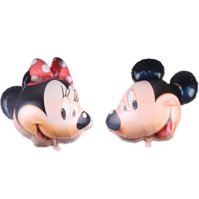 Cartoon Waflera Mickey Kopf Folien ballons Minnie Dekor Tiktok Made Me Kaufen Sie es Aluminium folien ballons für Party