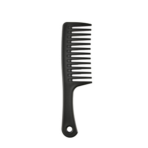 Juego de 4 piezas de peines para desenredar y peinar: Peine desenredante de dientes anchos grandes, Peine de cola, Cepillo desenredante tipo paleta hueco y curvo con ventilación - Product Image 6