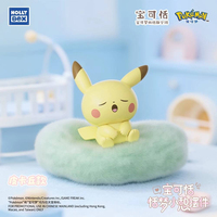 Nouvelle collection authentique et adorable Pokémon : Figurines de 30e anniversaire « Tranquil Nap », ornements anime endormis, boîtes mystères, jeux de société