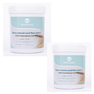 Revêtement liquide époxy coloré au sable, imperméable, résistant à l'usure, haute résistance, pour sols décoratifs, prêt à l'emploi, application au pinceau - Product Image 1