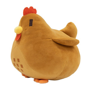 20cm simulado madre gallina pollo almohada muñeco <span class=keywords><strong>de</strong></span> peluche suave poliéster luz llavero para niños Star Dew Valley juego regalo hogar - Product Image 3