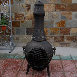Cast outdoor ferro <span class=keywords><strong>stufa</strong></span> a legna di terracotta firepit - Product Image 2
