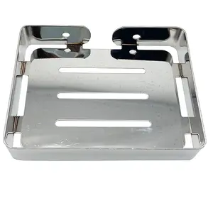 2024 New Factory Direct Small 201 Stainless Steel Soap Basket Soap Dish