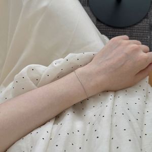 Dylam Simplicity Design - Cadena de Serpiente de Plata de Ley 925 Chapada en Oro de 18K con Rodio, Joyería para Mujer, Pulseras de Cadena - Product Image 2