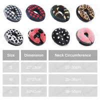 Collier de récupération réglable pour animaux de compagnie de différentes couleurs Collier de protection gonflable pour chat et chien Elizabeth