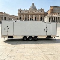 Promotion : Remorque Sanitaire Mobile de Luxe à 7 Cabines, Triple Essieu, Toilettes Portables avec Climatisation et Évier pour Grands Événements Extérieurs et Mariages