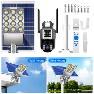 Không Dây năng lượng mặt trời ánh sáng đường phố với máy ảnh 4 gam wifi ngoài trời tất cả trong một năng lượng mặt trời giám sát an ninh với đèn đường - Product Image 4