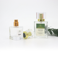 Flacon de Parfum Vide avec Pompe Vaporisateur, Vente en Gros Usine, Logo Personnalisé, Atomiseur de Parfum Exquis avec Boîte d'Emballage, 30ml 50ml 100ml