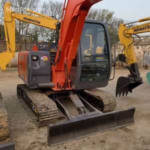 Mini-excavatrice d'occasion Hitachi Zx60-5A de 6 tonnes à vendre, excavatrice d'occasion Hitachi ZX55 ZX60 ZX70 avec nouvelle benne sur chenilles - Product Image 6