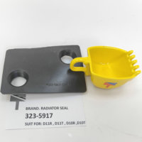 Joint de radiateur 4P9942 4P9943 pour chargeuse sur pneus 966H 980F Pièces de radiateur Joint de radiateur