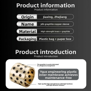 <span class=keywords><strong>Manchon</strong></span> en cuivre JDB à diamètre intérieur 8~20MPBZ, en graphite huileux, résistant à l'usure, autolubrifiant - Product Image 6