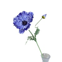 Bouquet de fleurs artificielles de pavot haut de gamme fait main YL, en PU, grand format, style moderne, 12 couleurs, pour décoration maison, hôtel, mariage, qualité supérieure
