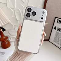 Étui de protection intégrale antichoc en cuir PU de luxe avec protection d'objectif pour iPhone 18 17 16 15 14 13 18 Pro Max