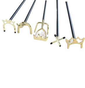 Venta al por mayor Stick Bridge Rod Plastic Rest Galvanize Extraíble Latón Slip-On Billiard Bridge Head para Pool Cue Stick - Product Image 1