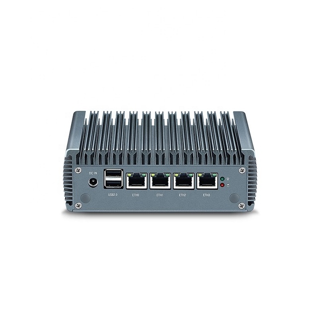 Good Quality Fanless Server Appliance Embedded Mini Quad Lan J4125 4Core 4LANs Mini PC