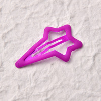 Pince à cheveux couleur néon pour fille, 7CM, Offre Spéciale, accessoires de cheveux pour enfants