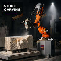 Robot de fraisage KUKA KR210 à 7 axes avec broche HITECO, vente directe d'usine