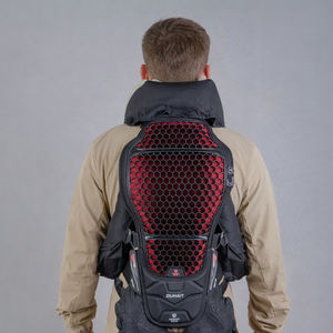 Gilet airbag pour moto, combinaison de course avec bandes réfléchissantes, plus sûr de rouler la nuit avec protection dorsale - Product Image 4