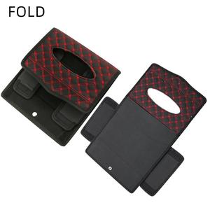 Boîte à serviettes pliable TH25 Fashion Design moderne <span class=keywords><strong>Porte</strong></span>-<span class=keywords><strong>papier</strong></span> <span class=keywords><strong>Porte</strong></span>-boîte à mouchoirs <span class=keywords><strong>en</strong></span> <span class=keywords><strong>cuir</strong></span> - Product Image 1