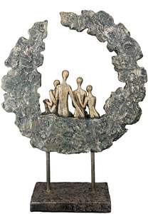 Nouvelle arrivée objet en aluminium avec finition deux tons Antique étanche utilisation intérieure vente chaude prix d'usine - Product Image 6