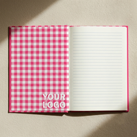 Carnet à couverture rigide personnalisé en tissu A5, couverture en lin, avec boucle pour stylo, pour cadeau d'affaires, bureau, école, écologique