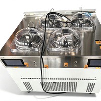 Macchina Automatica Professionale per Gelato Artigianale Italiano a Doppio Cilindro con Display Integrato in Acciaio Inossidabile per Latte