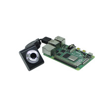 Cámara USB Compatible con la Serie Raspberry Pi con Cable Retráctil de 65 cm, Sin Necesidad de Controladores