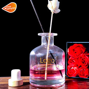 Phổ biến 50ml 100ml 140ml 250ml 500ml rõ ràng màu đen đầy màu sắc vòng hương thơm sậy khuếch tán chai thủy tinh với nút chai Stopper - Product Image 6