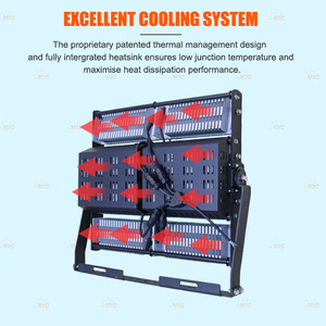 Đèn pha sân vận động ngoài trời sản xuất nhà máy 120W 240W 360W 480W 720W 960W Đèn pha <span class=keywords><strong>LED</strong></span> cột cao bóng đá - Product Image 4