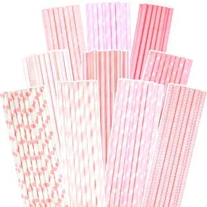 Wholesale Disposable Biodegradable Pla Beer Drinking Paper Straw