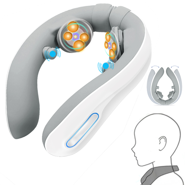 Portable Vibration Function Relaxing Intelligent Shiatsu Smart Masajeador De Cuello Electric Neck Massager for Neck and Shoulder