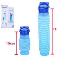 Bouteille de toilette portable en plastique écologique de 750 ml, épaisseur 3 mm, pour camping et voyage, mini pot rétractable et désinfectant