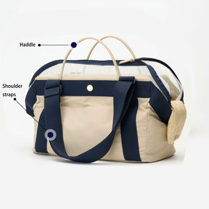 Lüks özel tasarım açık evcil hayvan taşıyıcı Sling Pet çanta çok fonksiyonlu nefes küçük hayvan yumuşak Pet Tote çanta - Product Image 2