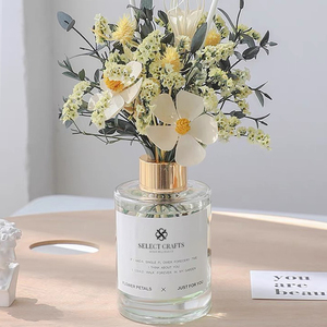 Tùy Chỉnh Handmade Khô Hoa Hương Thơm Nhà Thủy Tinh Dầu Thiết Yếu Chai Lọ Thơm Sậy Khuếch Tán - Product Image 1