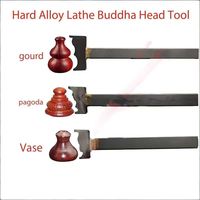 Outils de tournage du bois à pointe en carbure de haute précision, ciseaux à bois pour la fabrication de perles de Bouddha et de stupa, pour le travail du bois DIY et la découpe du bois