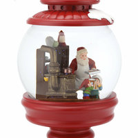 Boule de cristal de Noël créative Boîte à musique Décoration de Noël Boules à neige illuminées Boule de verre